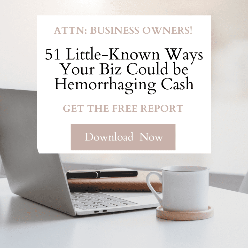 51 Little-Known Ways Your Biz Could be Hemorrhaging Cash title picture